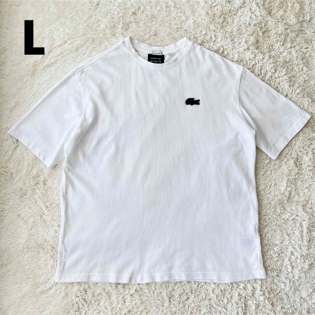 LACOSTE×mastermind JAPAN 日本製刺繍ロゴTシャツ　L