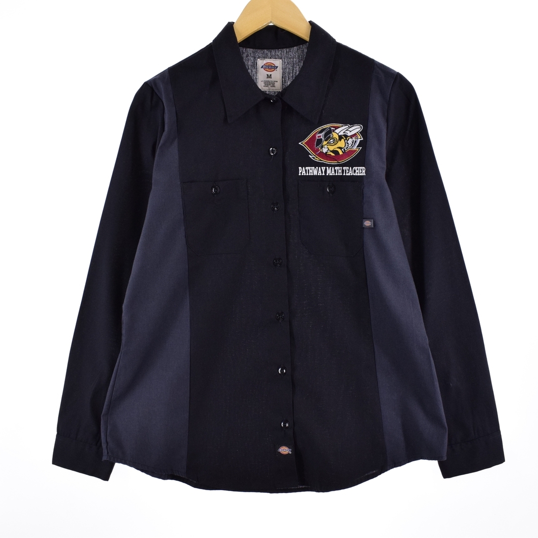 Dickies(ディッキーズ)の古着 ディッキーズ Dickies ツートン 長袖 ワークシャツ メンズM /eaa336274 メンズのトップス(シャツ)の商品写真