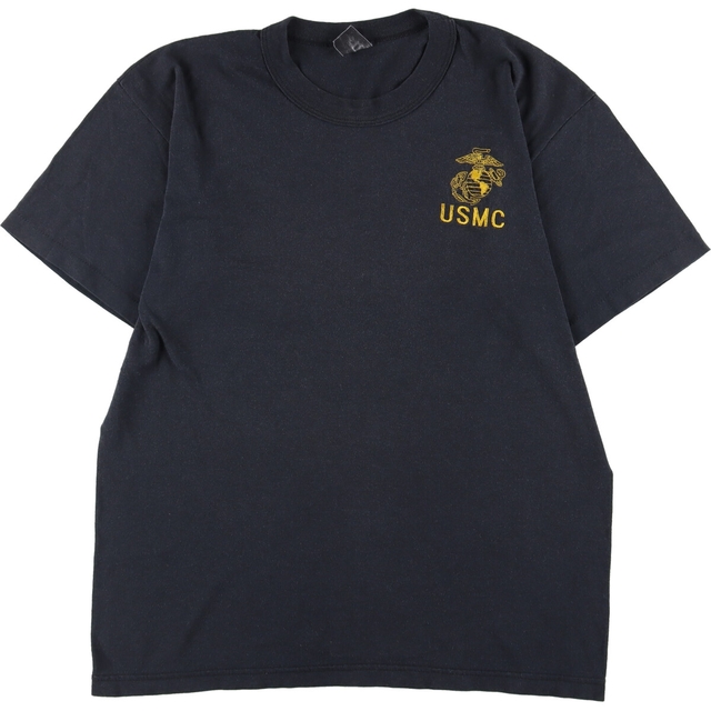 90年代 USMC アメリカ海兵隊 刺繍Tシャツ メンズM ヴィンテージ /eaa332218