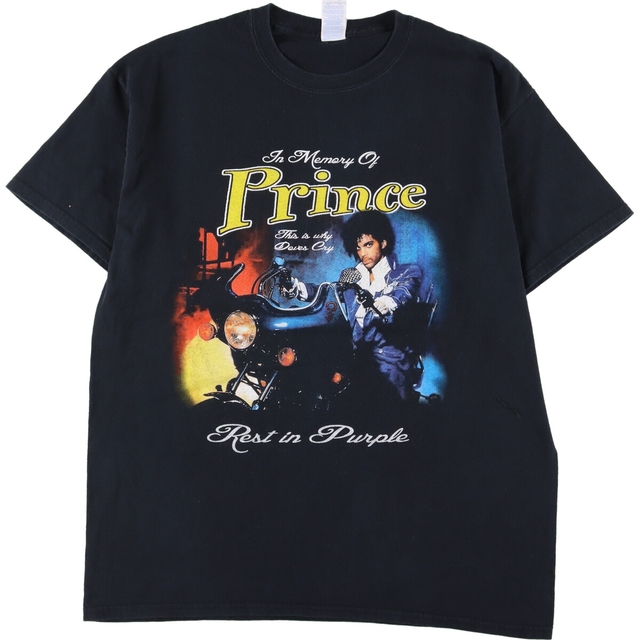 ギルダン GILDAN PRINCE プリンス 両面プリント バンドTシャツ バンT メンズM /eaa333306