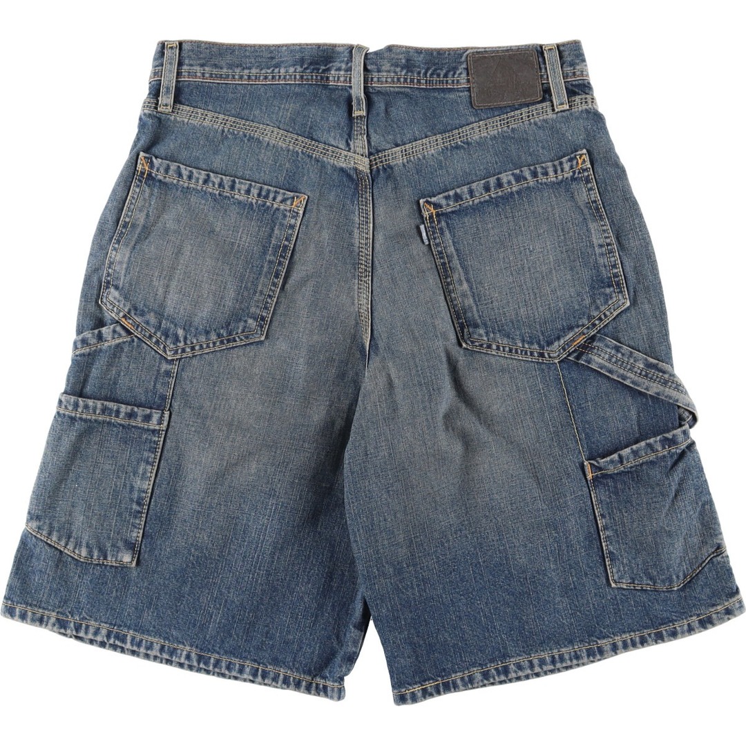 Levi's(リーバイス)の古着 リーバイス Levi's SILVER TAB シルバータブ CARPENTER カーペンター デニムペインターショーツ ショートパンツ メンズw33 /eaa337781 メンズのパンツ(ショートパンツ)の商品写真