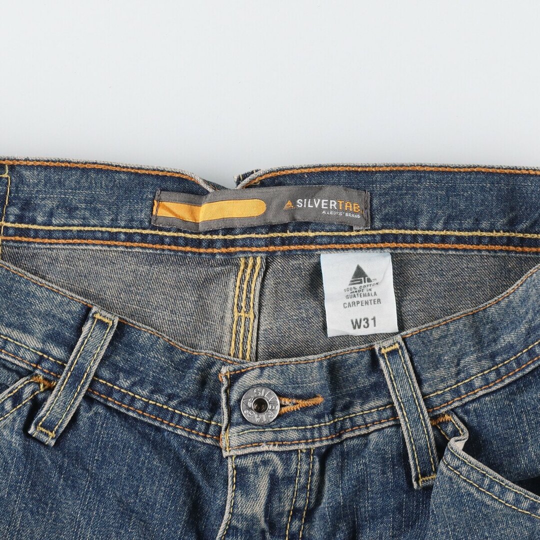 Levi's(リーバイス)の古着 リーバイス Levi's SILVER TAB シルバータブ CARPENTER カーペンター デニムペインターショーツ ショートパンツ メンズw33 /eaa337781 メンズのパンツ(ショートパンツ)の商品写真