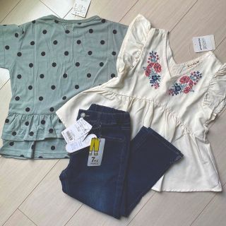 ブランシェス(Branshes)のブランシェス 130 トップス2点&パンツ(Tシャツ/カットソー)