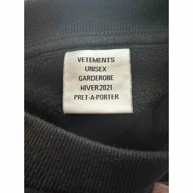 VETEMENTS limited edition スウェット