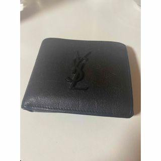 サンローラン(Saint Laurent)のSaint Laurent 折り財布 クロコ ロゴ(長財布)