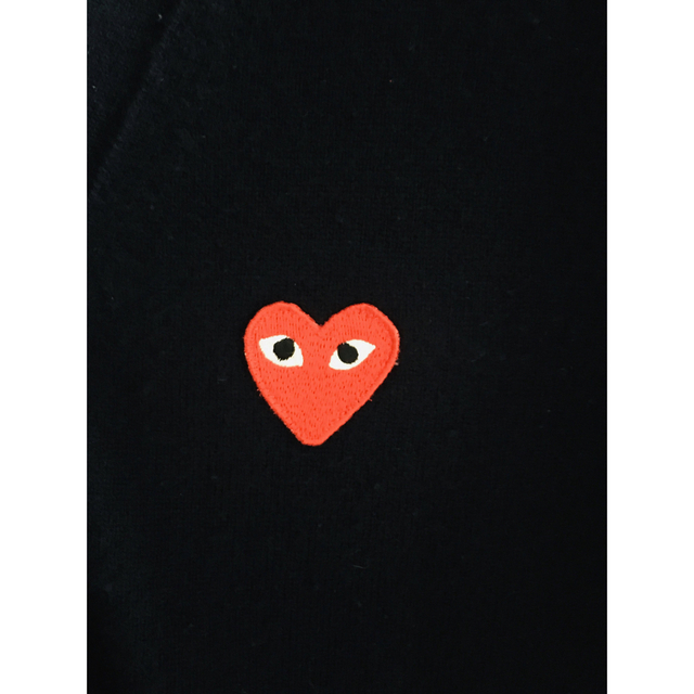 COMME des GARCONS(コムデギャルソン)の【名作★希少★メンズS】プレイコムデギャルソン 濃紺 予備ボタン付 カーディガン メンズのトップス(カーディガン)の商品写真