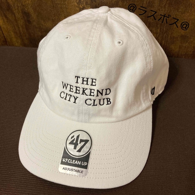 帽子ニート　THE WEEKEND  CITY  CLUB ホワイト　キャップ　帽子