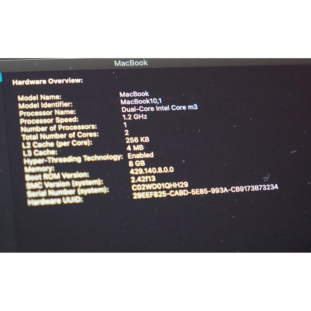 Apple - MacBook 12 2017 8gb 256gb スペースグレーの通販 by す