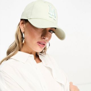 ニューエラー(NEW ERA)の【新品未使用】NEW ERA ニューエラ LA キャップ ライトグリーン(キャップ)