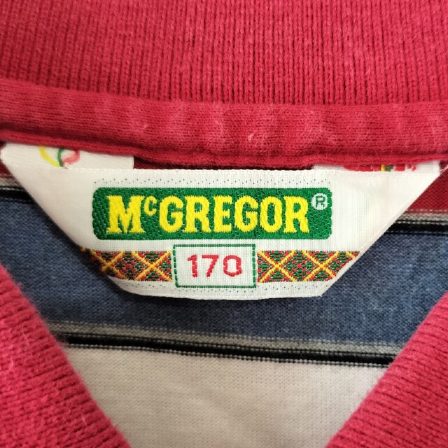 McGREGOR(マックレガー)の【ロゴ刺繍】McGREGOR マックレガー ボーダー ポロシャツ メンズのトップス(ポロシャツ)の商品写真