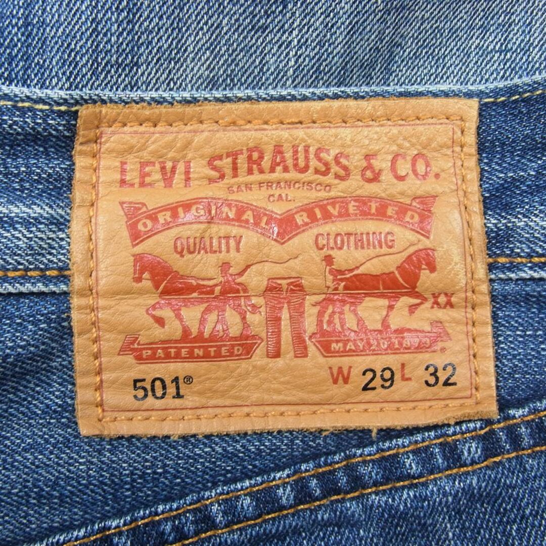 Levi's(リーバイス)のLevi's リーバイス 00501-1169 501 ボタンフライ ストレート デニム パンツ インディゴブルー系 29【中古】 メンズのパンツ(その他)の商品写真