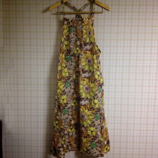 マライカ(MALAIKA)のエスニック＊ひまわり＊柄ワンピ(ロングワンピース/マキシワンピース)