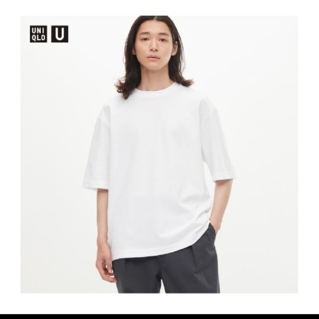 UNIQLO(ユニクロ)のユニクロユー　エアリズムコットンオーバーサイズTシャツ メンズのトップス(Tシャツ/カットソー(半袖/袖なし))の商品写真