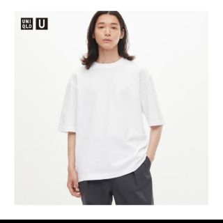 ユニクロ(UNIQLO)のユニクロユー　エアリズムコットンオーバーサイズTシャツ(Tシャツ/カットソー(半袖/袖なし))