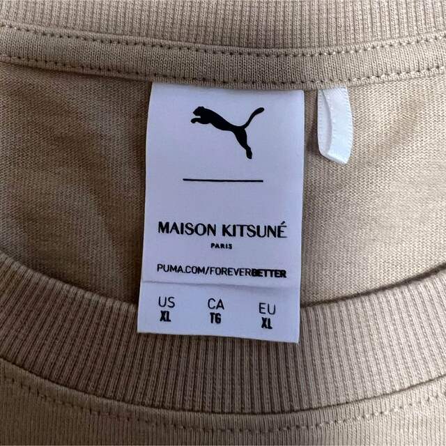 PUMA × Maison Kitsune コラボ　Tシャツ　メゾンキツネ　半袖