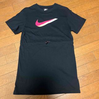 ナイキ(NIKE)のナイキ☆レディースチュニックTシャツ黒(Tシャツ(長袖/七分))