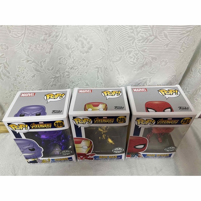 FUNKO アイアンマン　サノス　アイアンスパイダーマン　POP 1