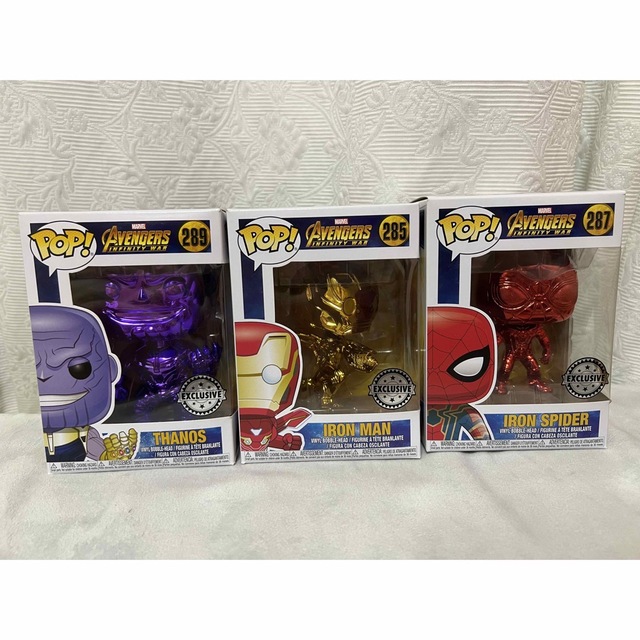 FUNKO アイアンマン　サノス　アイアンスパイダーマン　POP