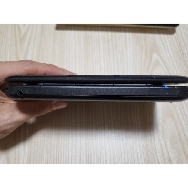 3DS LL 本体 ブラック グレー ソフト＆充電ケーブル付き