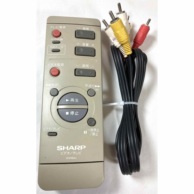 SHARP(シャープ)の【整備済】SHARP VC-HF730 ビデオデッキ VHS シャープ  スマホ/家電/カメラのテレビ/映像機器(その他)の商品写真