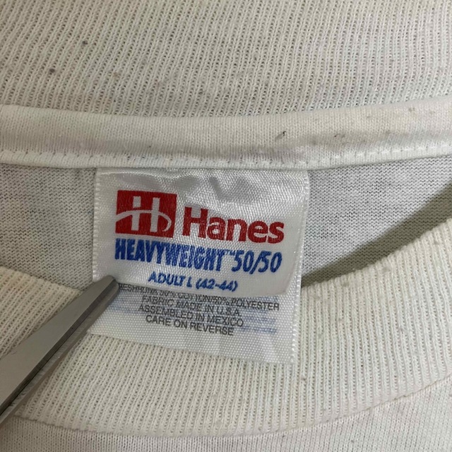 Hanes(ヘインズ)のZ722ヘインズ半袖Tシャツビッグプリント90sビンテージUSA製1996年 メンズのトップス(Tシャツ/カットソー(半袖/袖なし))の商品写真