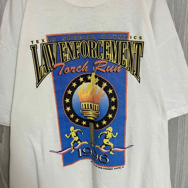 Hanes(ヘインズ)のZ722ヘインズ半袖Tシャツビッグプリント90sビンテージUSA製1996年 メンズのトップス(Tシャツ/カットソー(半袖/袖なし))の商品写真