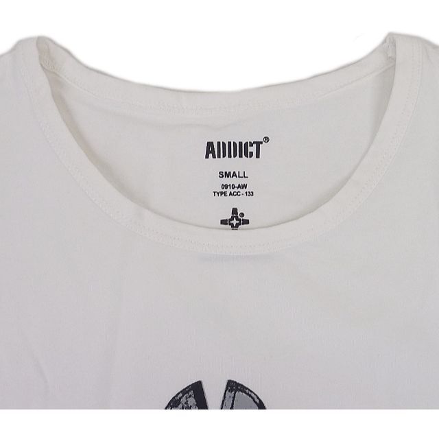ADDICT - Addict アディクト Gunner3/4 半袖 Tシャツ ホワイト XLの ...