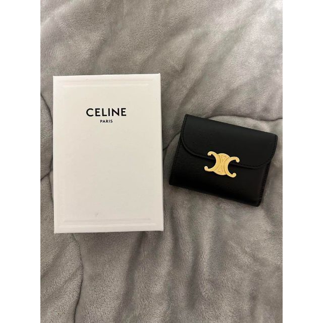 celine - セリーヌ財布 スモールウォレット トリオンフ/シャイニー