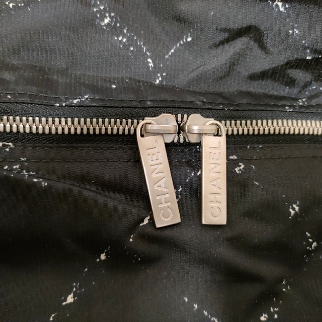 CHANEL(シャネル)の【希少】CHANEL　シャネル　ブラック　旧トラベルライン　ボストンバッグ レディースのバッグ(リュック/バックパック)の商品写真