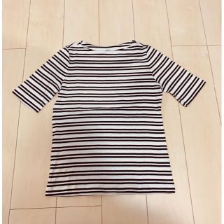 ユニクロ(UNIQLO)のUNIQLO ユニクロ ボーダーカットソー(カットソー(半袖/袖なし))