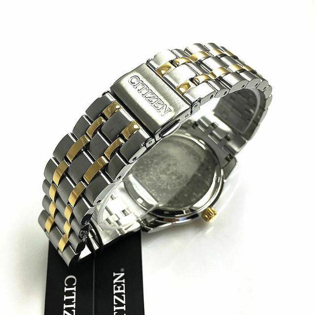 メンズCitizen Mens TwoTone Crystal BM7344-54E