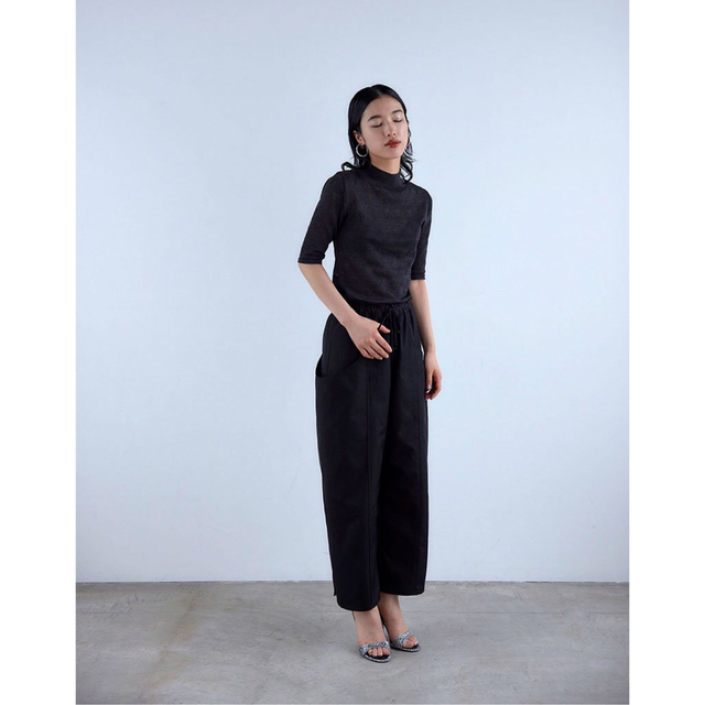 meer. BIG POCKET NYLON PANTS 黒 newbornbrainsociety.org