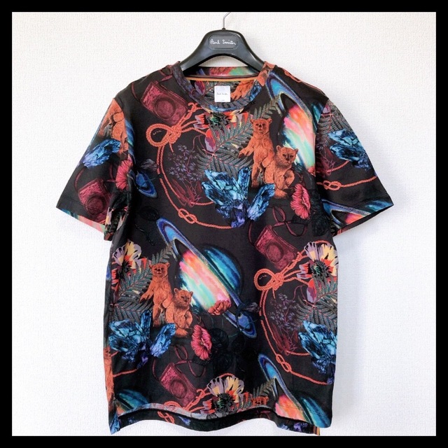 Paul Smith(ポールスミス)のポールスミス 半袖シャツ 総柄 ブラック系 メンズのトップス(Tシャツ/カットソー(半袖/袖なし))の商品写真