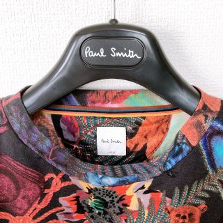 Paul Smith✨半袖 Tシャツ カットソー グレー系 総柄【M】カジュアル