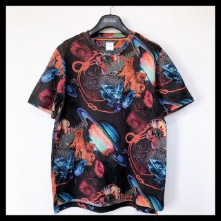 Paul Smith✨半袖 Tシャツ カットソー グレー系 総柄【M】カジュアル