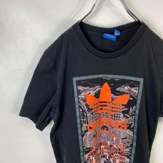 アディダス(adidas)のB847 アディダス　ビッグロゴ　ブラック　S 半袖シャツ　Tシャツ(Tシャツ/カットソー(半袖/袖なし))