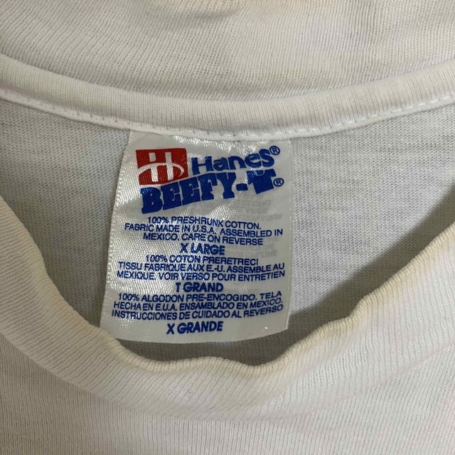 Hanes(ヘインズ)のZ723ヘインズ半袖ポケットTシャツワンポイントロゴバックプリント90sUSA製 メンズのトップス(Tシャツ/カットソー(半袖/袖なし))の商品写真