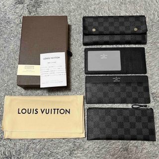 ルイヴィトン(LOUIS VUITTON)のルイヴィトン ダミエ ポルトフォイユ ロン モデュラブル  極美品(長財布)