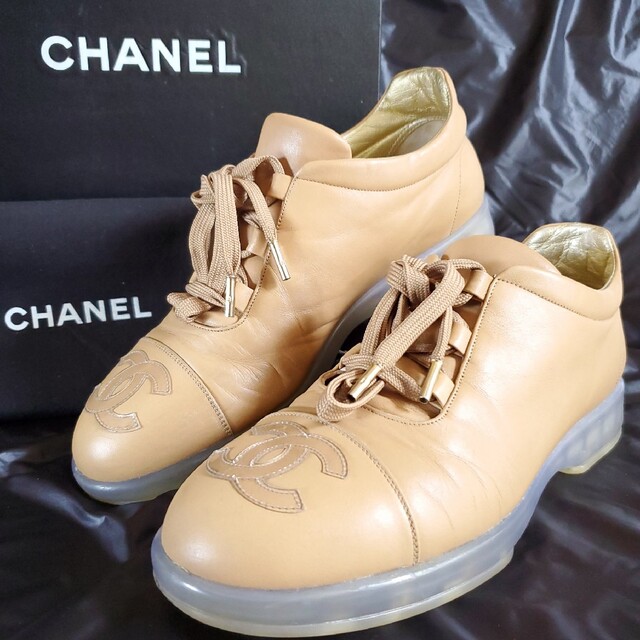 CHANEL - 箱有 CHANEL ヴィンテージ ココマーク クリアソール