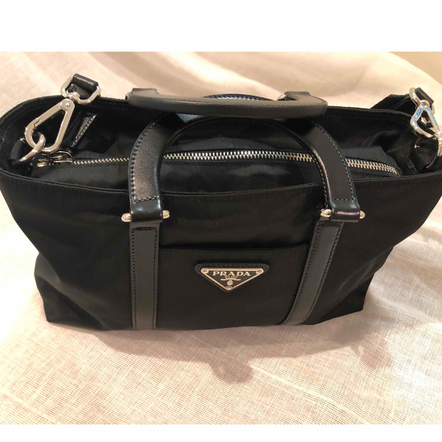 PRADA ナイロンレザー　2way ショルダーバッグ