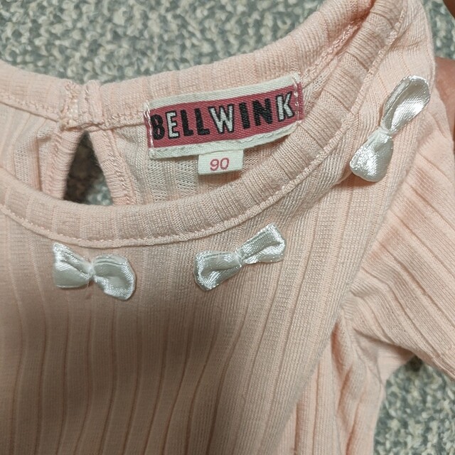 しまむら(シマムラ)のBELLWINK トップス キッズ/ベビー/マタニティのキッズ服女の子用(90cm~)(Tシャツ/カットソー)の商品写真