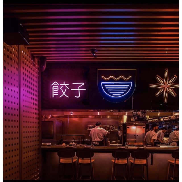 ネオンサイン 中華料理 LEDネオン 調光可能 店内装飾 オリジナル オーダー