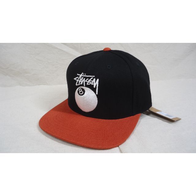 Stussy ステューシー TWILL STOCK 8 BALL CAP 黒