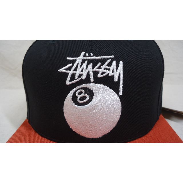 Stussy ステューシー TWILL STOCK 8 BALL CAP 黒