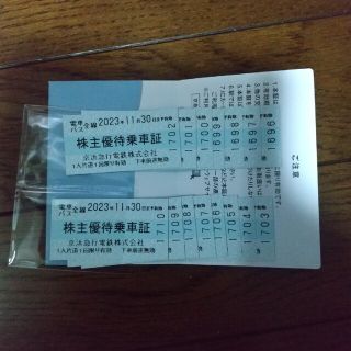 京急株主優待乗車証(鉄道乗車券)