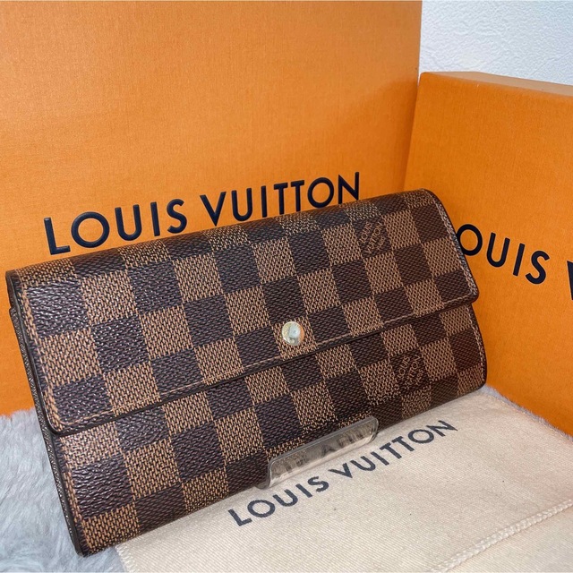 LOUIS VUITTON - 【極美品】 ルイヴィトン ポルトフォイユ サラ ダミエ