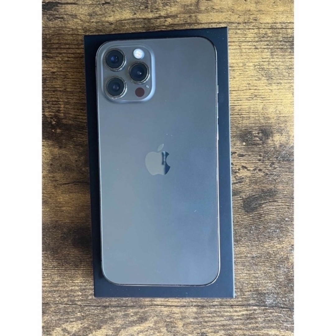 美品】iPhone12Promax パシフィックブルー 128GB - スマートフォン本体