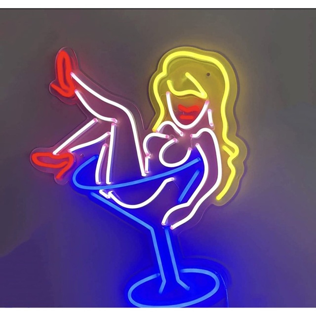 ネオン管 セクシーカクテル LED看板 インテリア 妖艶 雰囲気作り ネオン管 セクシーカクテル LED看板 インテリア 妖艶 雰囲気作り