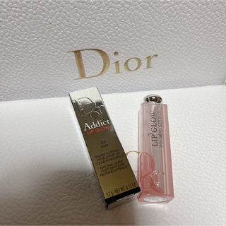 ディオール(Dior)のディオール アディクト リップ グロウ　001 新品　Dior リニューアル版(リップケア/リップクリーム)