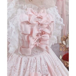 最終値下 Angelic Pretty　レーシィリボンジャンパースカート　黒